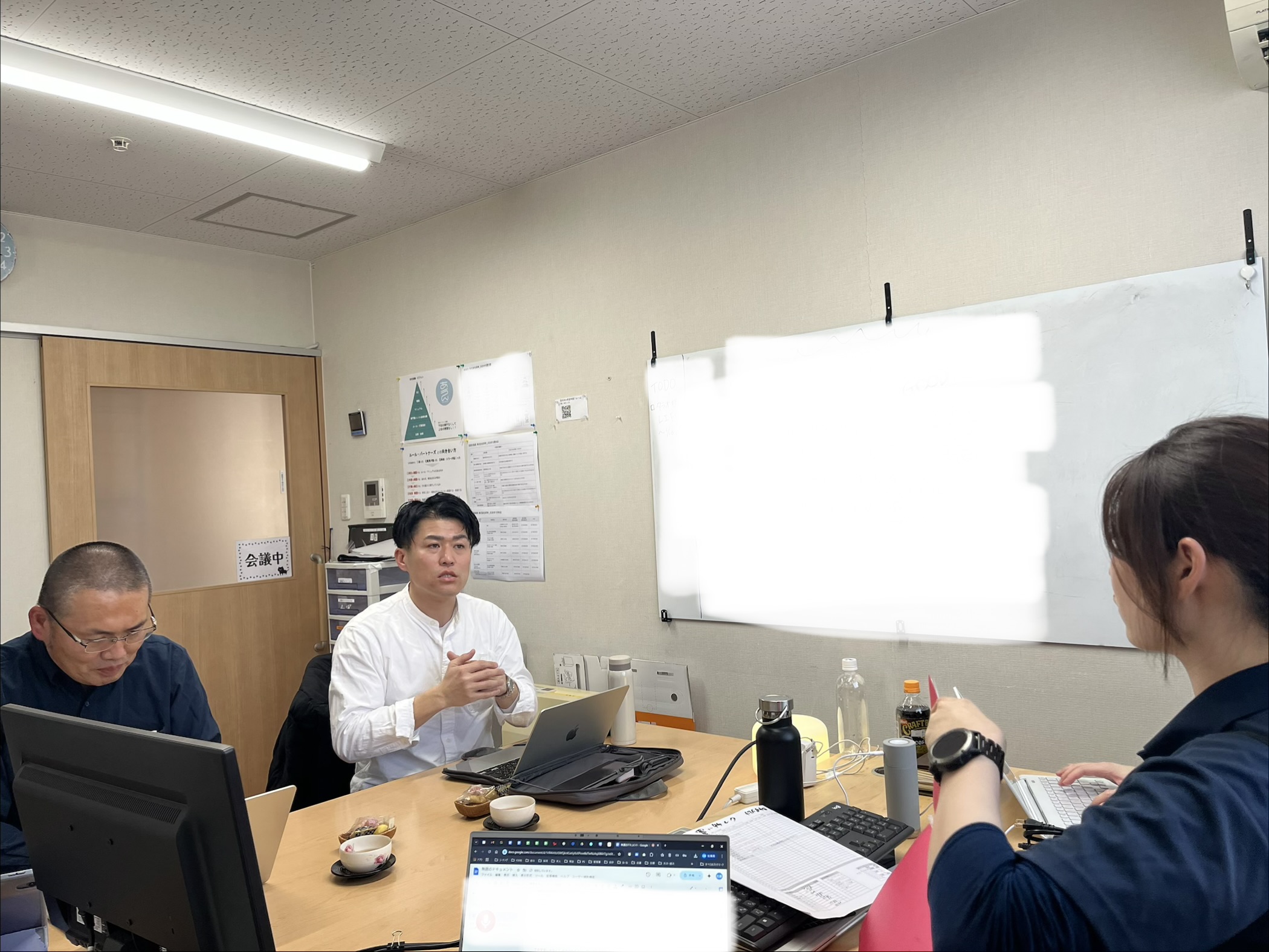 デイサービスへご指導いただきました。